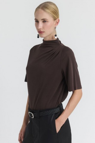 mirren μπλουζα namaste brown