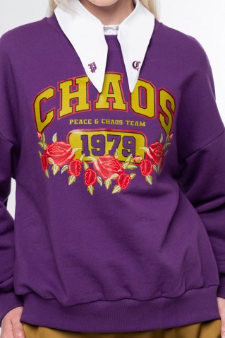 old-school sweater peace & chaos