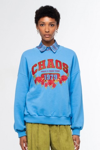 old-school sweater peace & chaos