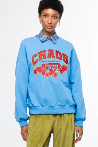 old-school sweater peace & chaos