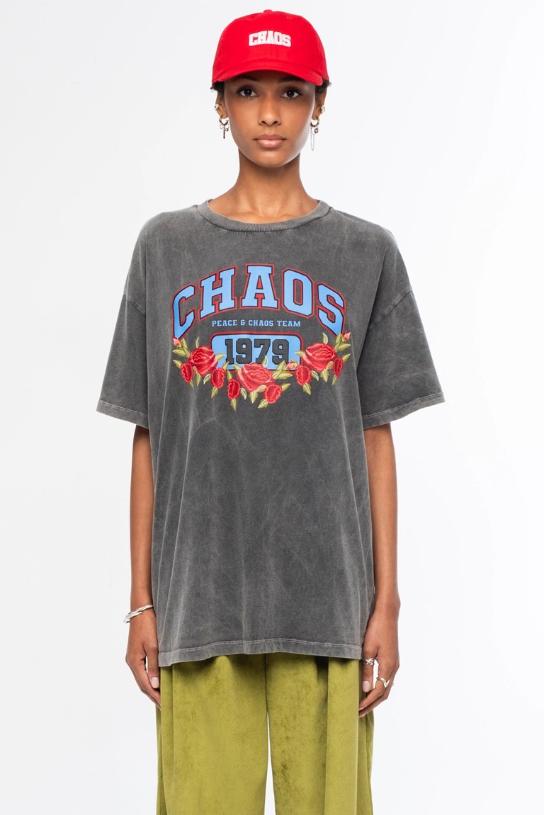 old-school t-shirt peace & chaos