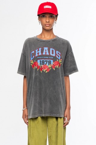 old-school t-shirt peace & chaos