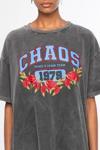 old-school t-shirt peace & chaos