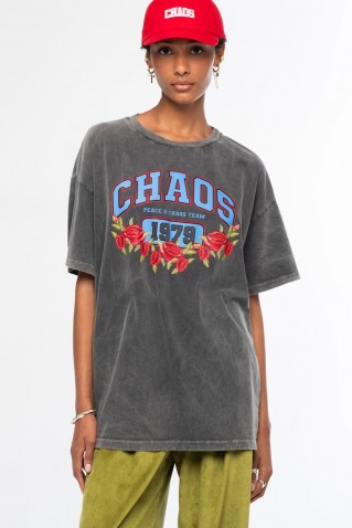 old-school t-shirt peace & chaos
