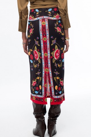 essence midi skirt peace & chaos