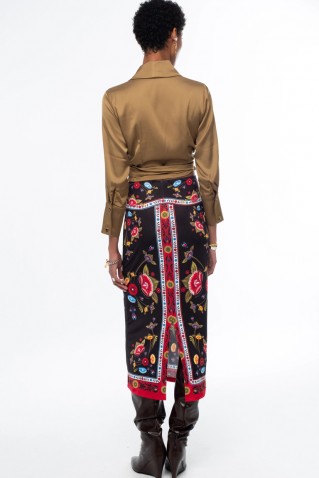 essence midi skirt peace & chaos