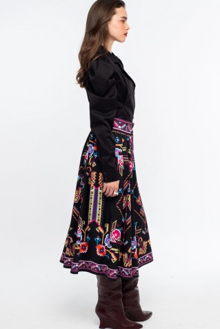 emblem midi skirt peace & chaos