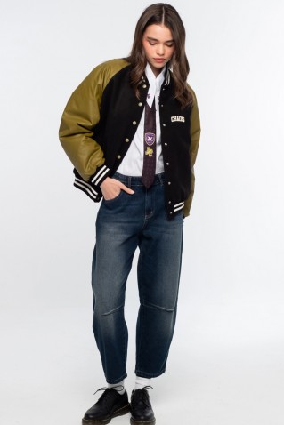 oxford denim pants peace & chaos