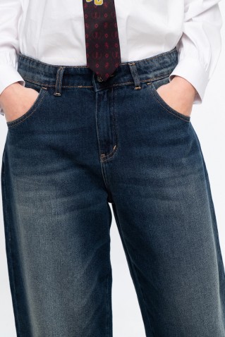 oxford denim pants peace & chaos