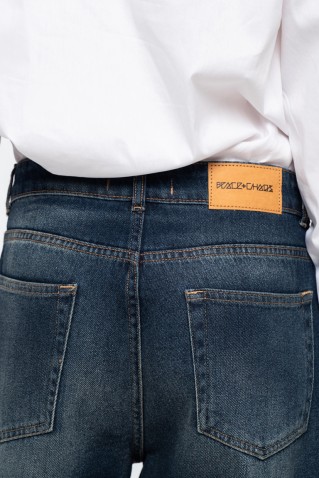 oxford denim pants peace & chaos