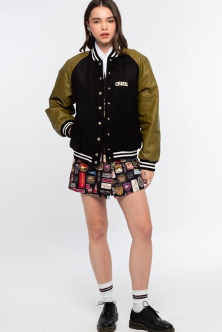 voictory bomber jacket peace & chaos