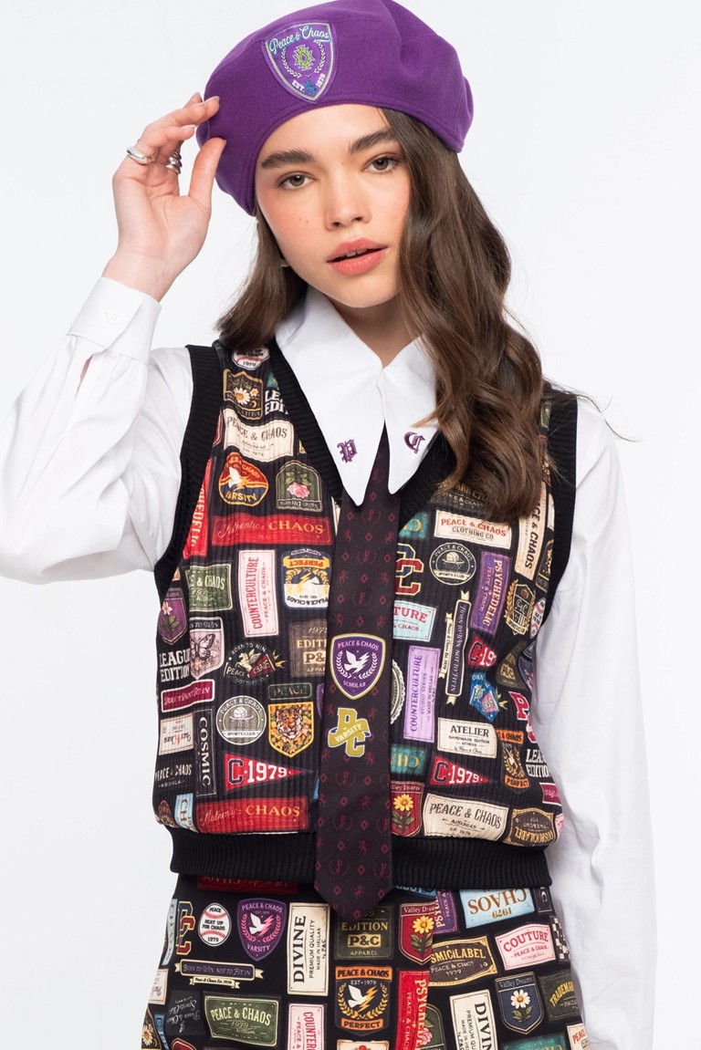 rebel vest peace & chaos