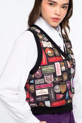 rebel vest peace & chaos