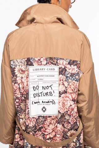 librarian trenchcoat peace & chaos