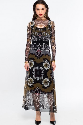 bloom long dress peace & chaos