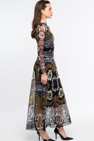 bloom long dress peace & chaos