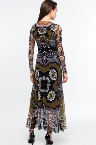 bloom long dress peace & chaos