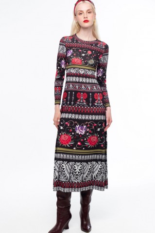 flora long dress peace & chaos