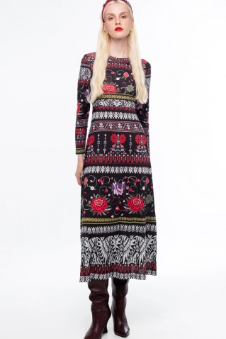 flora long dress peace & chaos