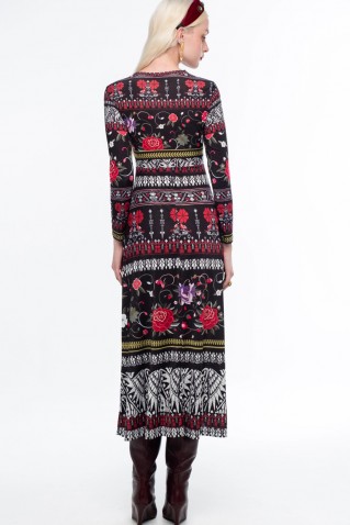 flora long dress peace & chaos