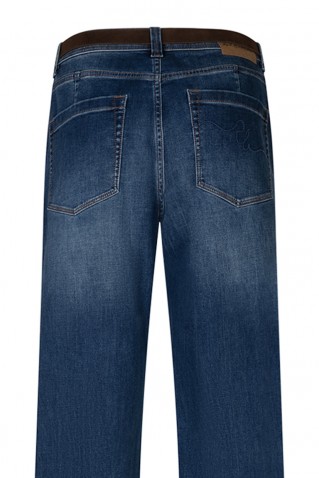 colette & belt jeans red button
