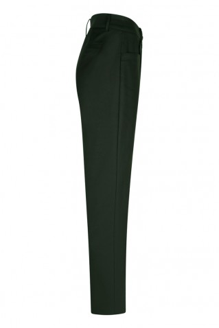 diana smart pants red button black