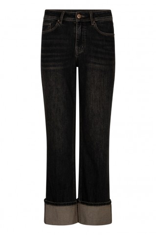 kim overdye jeans red button browntinted