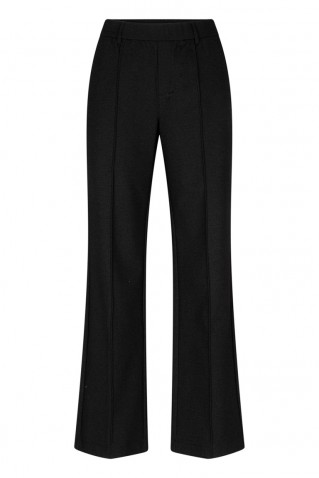 claudette fancy punta pants red button black