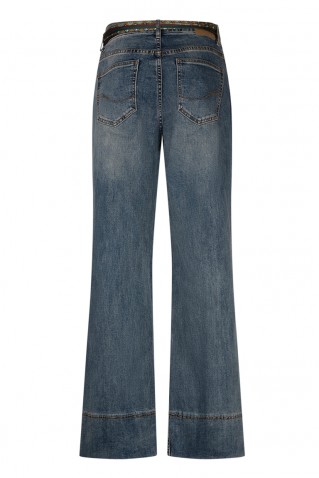 brielle vintage & skarf jeans red button