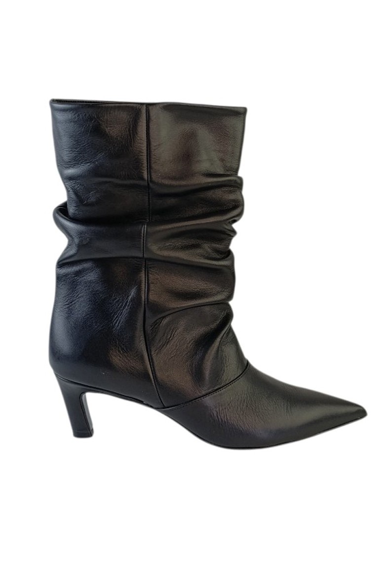 sorena δερματινη μποτα sochic shoes black