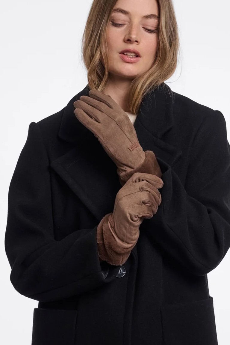 danzo gloves rino & pelle brown russet
