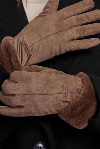 danzo gloves rino & pelle brown russet