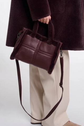 jasha bag rino & pelle fudge cloak