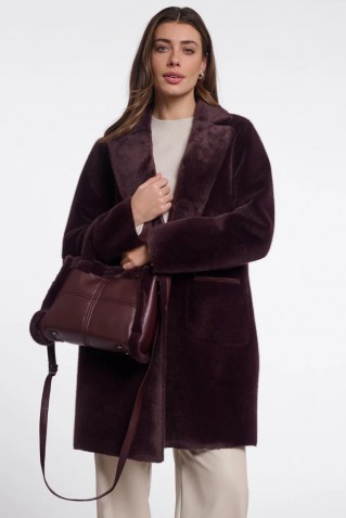 jasha bag rino & pelle fudge cloak