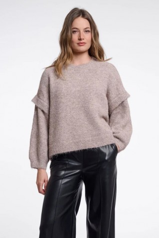 odean pullover rino & pelle mocha latte