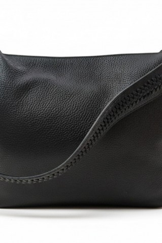 δερματινη τσαντα black