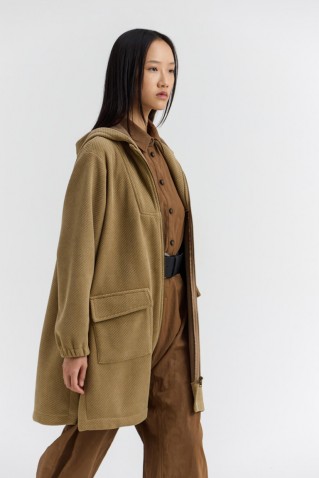 stan hooded jacket namaste camel