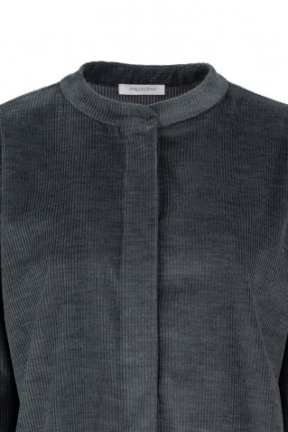 corduroy melange shirt philosophy anthracite