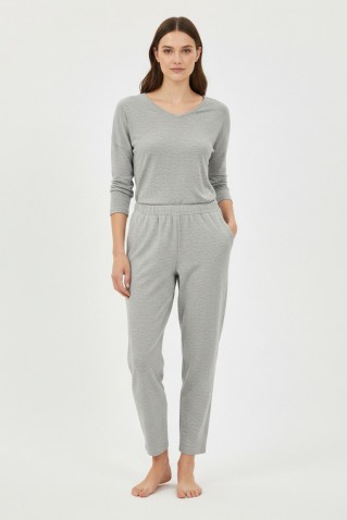 corduroy melange jogger pants philosophy grey