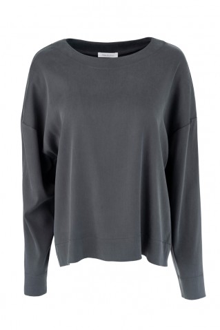 satin sandwashed top philosophy anthracite