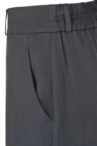 satin sandwashed regular pants philosophy anthracite