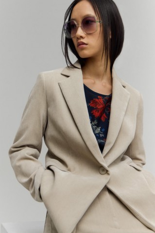 pattie blazer namaste cream