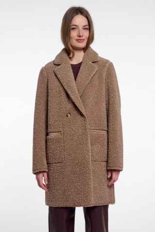 juna reversible coat rino & pelle mocha latte