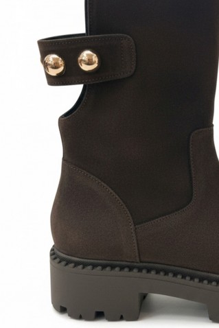 karis δερματινες μποτες sochic shoes