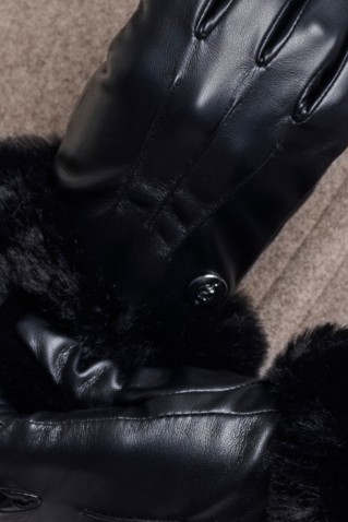 arca gloves rino & pelle black