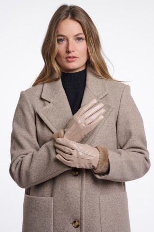 arca gloves rino & pelle pearl taupe