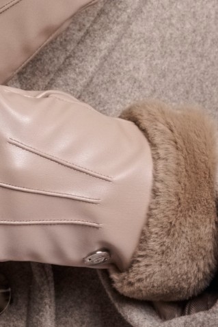 arca gloves rino & pelle pearl taupe