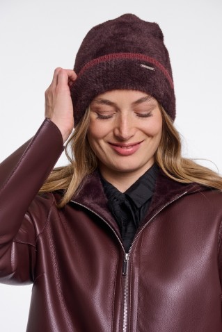 connie beanie rino & pelle fudge sangria