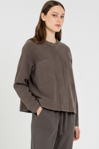 twill fade out jacket philosophy bordeaux