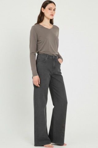 twill fade out wide leg pants philosophy